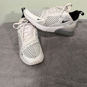 Nike, White and black shoe,  8.5W, Used a few times.